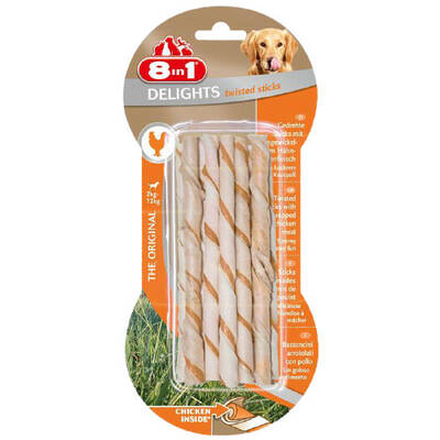 8 In 1 Delights Twisted Tavuklu Burgu Ağız Bakım Kemiği 55 Gr 8 In 1 Delights Twisted Tavuklu Burgu Ağız Bakım Kemiği 55 Gr