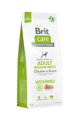 Brit Care Sustainable Adult Medium Tavuk ve LarvaProteinli Yetişkin Köpek Maması 12 Kg Brit Care Sustainable Adult Medium Tavuk ve LarvaProteinli Yetişkin Köpek Maması 12 Kg