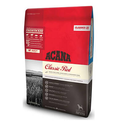 Acana Classics Red Düşük Tahıllı Etli Ve Sebzeli Köpek Maması 14,5 Kg Acana Classics Red Düşük Tahıllı Etli Ve Sebzeli Köpek Maması 14,5 Kg