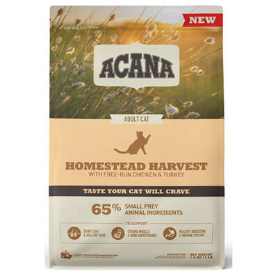 Acana Homestead Harvest Tavuklu Ve Hindili Yetişkin Kedi Maması 1,8 Kg Acana Homestead Harvest Tavuklu Ve Hindili Yetişkin Kedi Maması 1,8 Kg