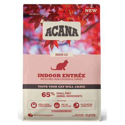 Acana Indoor Entree Sterilised Yetişkin Kedi Maması 4,5 Kg Acana Indoor Entree Sterilised Yetişkin Kedi Maması 4,5 Kg