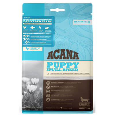 Acana Puppy Small Breed Küçük Irk Yavru Köpek Maması 340 Gr Acana Puppy Small Breed Küçük Irk Yavru Köpek Maması 340 Gr