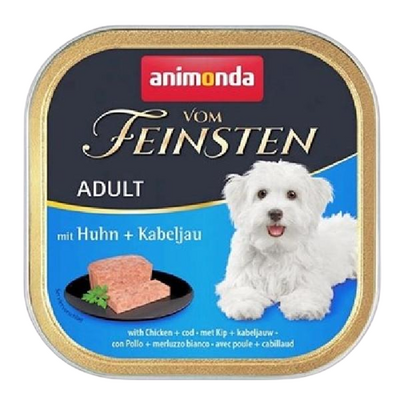 Animonda Kümes Hayvanı ve Morina Balıklı Yetişkin Köpek Konservesi 150gr Animonda Kümes Hayvanı ve Morina Balıklı Yetişkin Köpek Konservesi 150gr