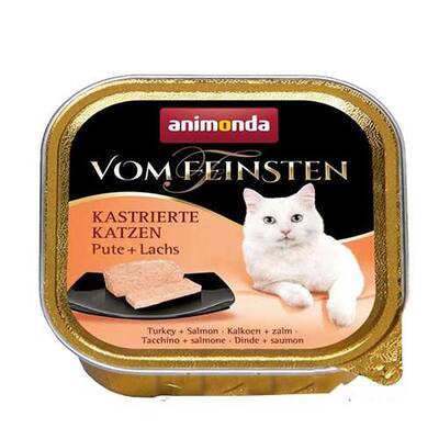 Animonda Vom Feinsten Hindi Somon Kısırlaştırılmış Kedi Konserve 100 Gr Animonda Vom Feinsten Hindi Somon Kısırlaştırılmış Kedi Konserve 100 Gr