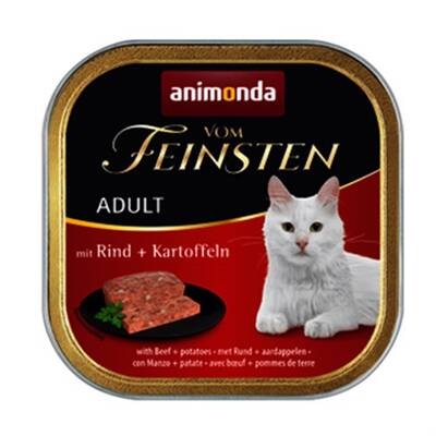 Animonda Vom Feinsten Sığır Etli Tavuklu Ve BitkiÖzlü Yetişkin Kedi Konservesi 100 Gr Animonda Vom Feinsten Sığır Etli Tavuklu Ve BitkiÖzlü Yetişkin Kedi Konservesi 100 Gr