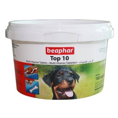 Beaphar Top 10 Köpek Vitamin 180 Tablet Beaphar Top 10 Köpek Vitamin 180 Tablet