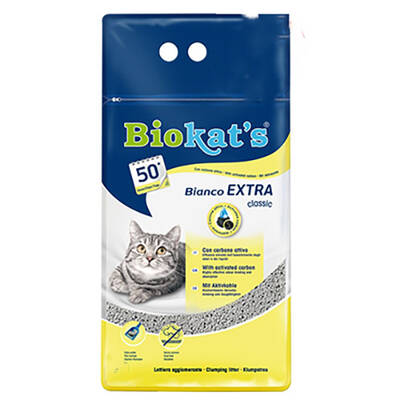 Biokats Kedi Kumu Bianco Extra 10 Lt Biokats Kedi Kumu Bianco Extra 10 Lt