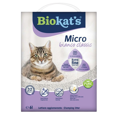 Biokats Micro Fresh Bahar Kokulu Topaklanan Doğal Kedi Kumu 6Lt Biokats Micro Fresh Bahar Kokulu Topaklanan Doğal Kedi Kumu 6Lt