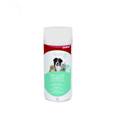 Bioline Kedi ve Köpek İçin Kuru Toz Şampuan 100 G Bioline Kedi ve Köpek İçin Kuru Toz Şampuan 100 G