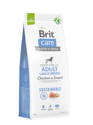 Brit Care Digest & Relax Tavuklu ve Larva Proteinl Büyük Irk Yetişkin Köpek Maması 12kg Brit Care Digest & Relax Tavuklu ve Larva Proteinl Büyük Irk Yetişkin Köpek Maması 12kg