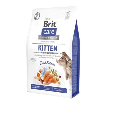 Brit Care Gentle Digestion & Strong Immunity Somonlu Tahılsız Yavru Kedi Maması 7 Kg Brit Care Gentle Digestion & Strong Immunity Somonlu Tahılsız Yavru Kedi Maması 7 Kg