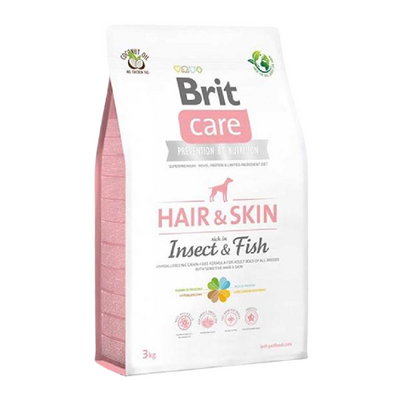 Brit Care Hair Skin Larva ve Balıklı Yetişkin Köpek Maması 3 Kg Brit Care Hair Skin Larva ve Balıklı Yetişkin Köpek Maması 3 Kg