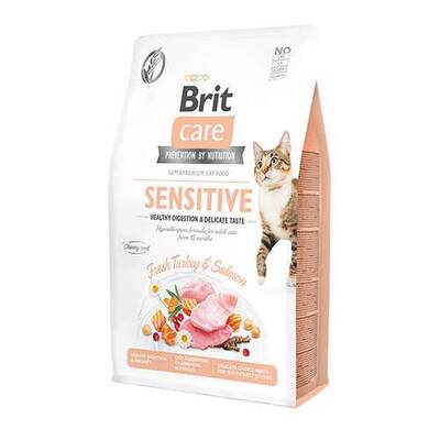 Brit Care Hipoalerjenik Sensitive Hindi ve Somonlu Tahılsız Hassas Kedi Maması 7 Kg Brit Care Hipoalerjenik Sensitive Hindi ve Somonlu Tahılsız Hassas Kedi Maması 7 Kg