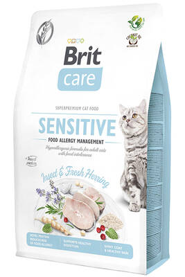 Brit Care Hipoalerjenik Sensitive Ringa Balıklı &Larvalı Tahılsız Hassas Yetişkin Kedi Maması 2 Kg Brit Care Hipoalerjenik Sensitive Ringa Balıklı &Larvalı Tahılsız Hassas Yetişkin Kedi Maması 2 Kg
