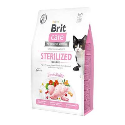 Brit Care Hipoalerjenik Sterilized Sensitive Tavşanlı Tahılsız Kısırlaştırımış Kedi Maması 2 Kg Brit Care Hipoalerjenik Sterilized Sensitive Tavşanlı Tahılsız Kısırlaştırımış Kedi Maması 2 Kg