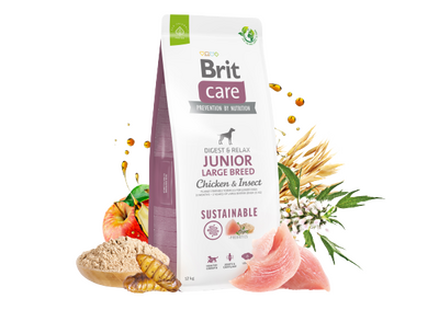 Brit Care Junior Digest & Relax Tavuklu LarvalıProteinli Büyük Irk Yavru Köpek Maması 3 Kg Brit Care Junior Digest & Relax Tavuklu LarvalıProteinli Büyük Irk Yavru Köpek Maması 3 Kg