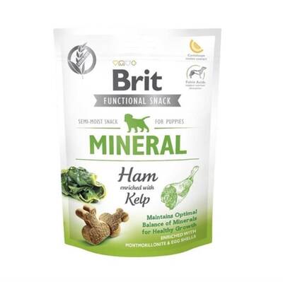 Brit Care Mineral Jambon ve Deniz Yosunlu Yavru Köpek Ödül Maması 150 Gr Brit Care Mineral Jambon ve Deniz Yosunlu Yavru Köpek Ödül Maması 150 Gr