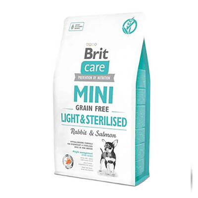 Brit Care Mini Light & Sterilised Küçük Irk Kısırlaştırılmış Tahılsız Köpek Maması 2 Kg Brit Care Mini Light & Sterilised Küçük Irk Kısırlaştırılmış Tahılsız Köpek Maması 2 Kg
