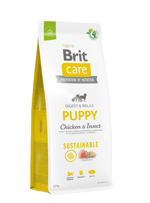 Brit Care Puppy Digest & Relax Tavuklu LarvaProteinli Yavru Köpek Maması 12 Kg Brit Care Puppy Digest & Relax Tavuklu LarvaProteinli Yavru Köpek Maması 12 Kg