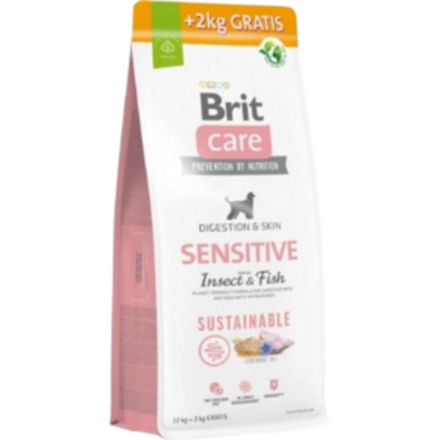 Brit Care Sensitive Digeston & Skin Balıklı Larva Proteinli Yetişkin Köpek Maması 12Kg+2 Kg Brit Care Sensitive Digeston & Skin Balıklı Larva Proteinli Yetişkin Köpek Maması 12Kg+2 Kg