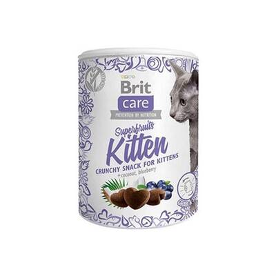 Brit Care Süper Fruits Hindistan Cevizli ve YabanMersinli Yavru Kedi Ödülü 100 Gr Brit Care Süper Fruits Hindistan Cevizli ve YabanMersinli Yavru Kedi Ödülü 100 Gr