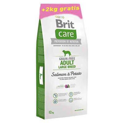 Brit Care Tahılsız Somon Patates Büyük Irk Köpek Maması 12+2 Kg Brit Care Tahılsız Somon Patates Büyük Irk Köpek Maması 12+2 Kg