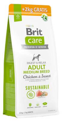 Brit Care Yetişkin Orta Irk Tavuklu & Larva Proteinli 12+2 kg HEDİYELİ Brit Care Yetişkin Orta Irk Tavuklu & Larva Proteinli 12+2 kg HEDİYELİ