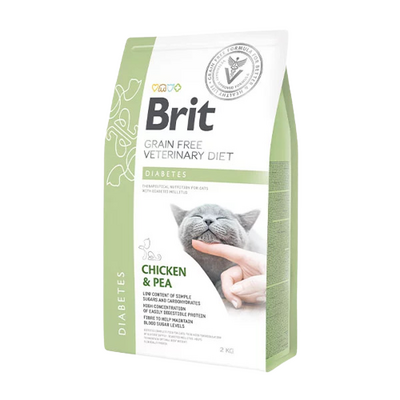 Brit Veterinary Diet Diabetes Diyabet Hastalığı oln Kediler için Tahılsız Kedi Maması 2 Kg Brit Veterinary Diet Diabetes Diyabet Hastalığı oln Kediler için Tahılsız Kedi Maması 2 Kg