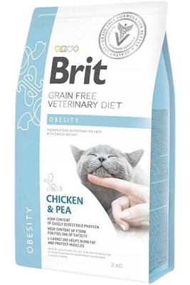 Brit Veterinary Diet Obesity Kilo Kontrolü için Tahılsız Kedi Maması 2 Kg Brit Veterinary Diet Obesity Kilo Kontrolü için Tahılsız Kedi Maması 2 Kg