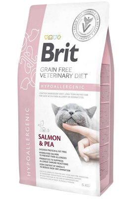 Brit Veterinary Diets Hypoallergenic Tahılsız Somonlu Kedi Maması 5 Kg Brit Veterinary Diets Hypoallergenic Tahılsız Somonlu Kedi Maması 5 Kg