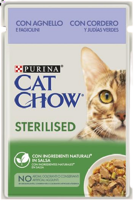 Cat Chow Kuzu Etli Kısırlaştırılmış Yaş Kedi Maması 85 Gr Cat Chow Kuzu Etli Kısırlaştırılmış Yaş Kedi Maması 85 Gr