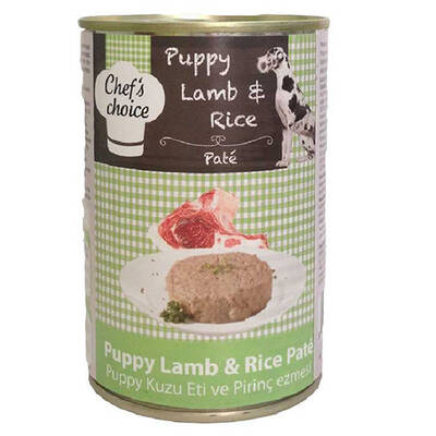 Chefs Choice Kıyılmış Kuzulu Yavru Köpek Konservesi 400 Gr Chefs Choice Kıyılmış Kuzulu Yavru Köpek Konservesi 400 Gr