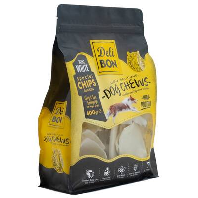 Delibon Deri Cips 400Gr Torba Beyaz Delibon Deri Cips 400Gr Torba Beyaz