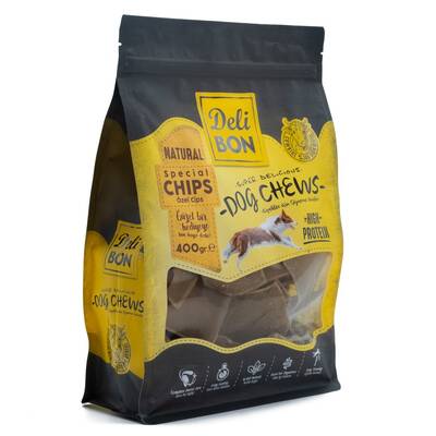 Delibon Deri Cips 400Gr Torba Naturel Delibon Deri Cips 400Gr Torba Naturel