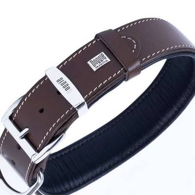 Doggie Fırstclass Köpek Deri Boyun Tasması Large Kahverengi 4x57-65 Cm Doggie Fırstclass Köpek Deri Boyun Tasması Large Kahverengi 4x57-65 Cm