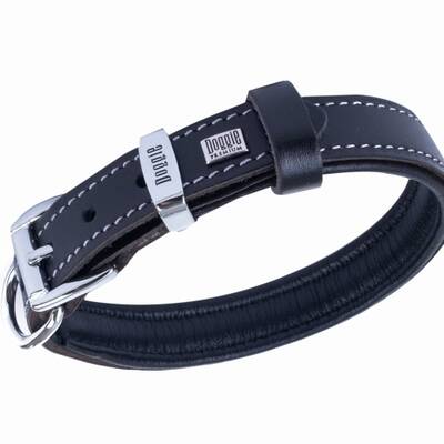 Doggie Fırstclass Köpek Deri Boyun Tasması MediumSiyah 2x35-40 Cm Doggie Fırstclass Köpek Deri Boyun Tasması MediumSiyah 2x35-40 Cm