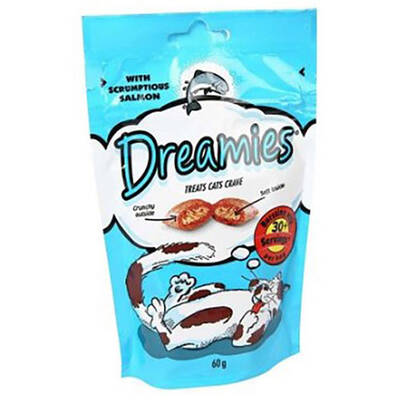 Dreamies İçi Dolgulu Somonlu Kıtır Kedi Ödülü 60 Gr Dreamies İçi Dolgulu Somonlu Kıtır Kedi Ödülü 60 Gr