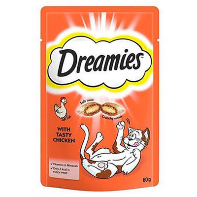 Dreamies İçi Dolgulu Tavuklu Kitir Kedi Ödülü 60 Gr Dreamies İçi Dolgulu Tavuklu Kitir Kedi Ödülü 60 Gr