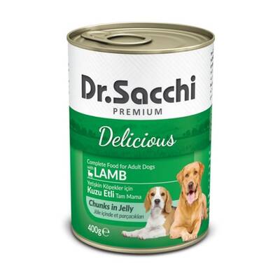 Dr.Sacchi Kuzu Etli Yetişkin Köpek Konservesi 400 Gr Dr.Sacchi Kuzu Etli Yetişkin Köpek Konservesi 400 Gr