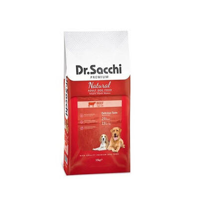 Dr.Sacchi Premium Natural Beef Yetişkin Köpek Maması 15 Kg Dr.Sacchi Premium Natural Beef Yetişkin Köpek Maması 15 Kg