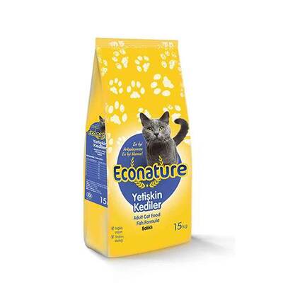 Econature Balıklı Yetişkin Kedi Maması 15 kg Econature Balıklı Yetişkin Kedi Maması 15 kg