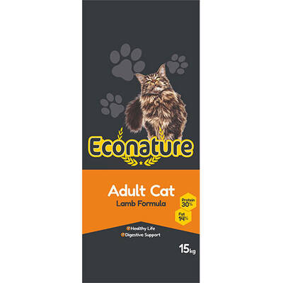 Econature Kuzu Etli Kuru Yetişkin Kedi Maması 15 Kg Econature Kuzu Etli Kuru Yetişkin Kedi Maması 15 Kg