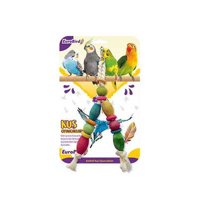 EuroBird Kuş Oyuncağı Renkli V Şekilli Boncuk EuroBird Kuş Oyuncağı Renkli V Şekilli Boncuk