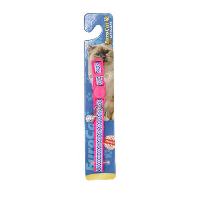 EuroCat Çiçek Desenli Çıngıraklı Kedi Boyun Tasması 28 Cm EuroCat Çiçek Desenli Çıngıraklı Kedi Boyun Tasması 28 Cm
