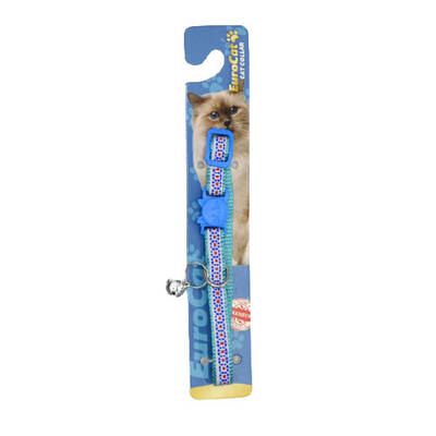 EuroCat Çiçek Desenli Çıngıraklı Kedi Boyun Tasması 28 Cm EuroCat Çiçek Desenli Çıngıraklı Kedi Boyun Tasması 28 Cm