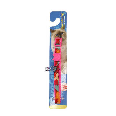 Eurocat Kedi Boyun Tasması Pembe Dalga Desenli 10mm 28 Cm Eurocat Kedi Boyun Tasması Pembe Dalga Desenli 10mm 28 Cm