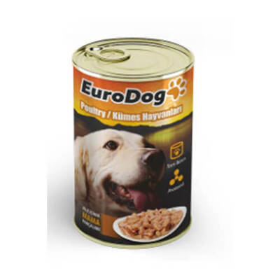 EuroDog Kümes Hayvanlı Köpek Konservesi 415 Gr