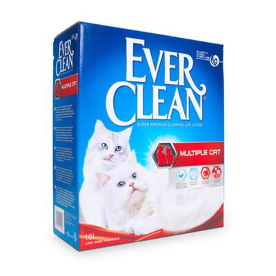 Ever Clean Multiple Cat Kedi Kumu 10 Lt Ever Clean Multiple Cat Kedi Kumu 10 Lt