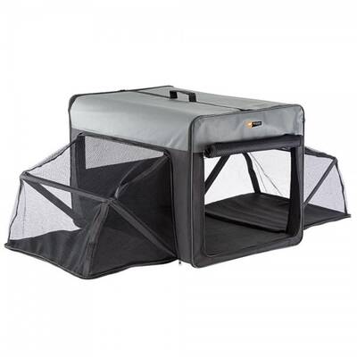 Ferplast Holiday 6 Scenic Portatif Genişleyen KöpeTaşıma Çantası 70x52x52cm (Gri) Ferplast Holiday 6 Scenic Portatif Genişleyen KöpeTaşıma Çantası 70x52x52cm (Gri)