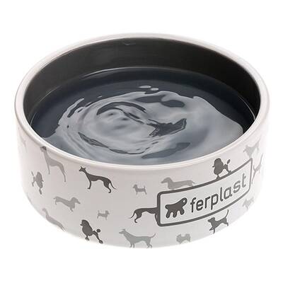 Ferplast Juno Seramik Mama Ve Su Kabı 16.3x6.1 Cm 0.7 Lt Medıum Ferplast Juno Seramik Mama Ve Su Kabı 16.3x6.1 Cm 0.7 Lt Medıum